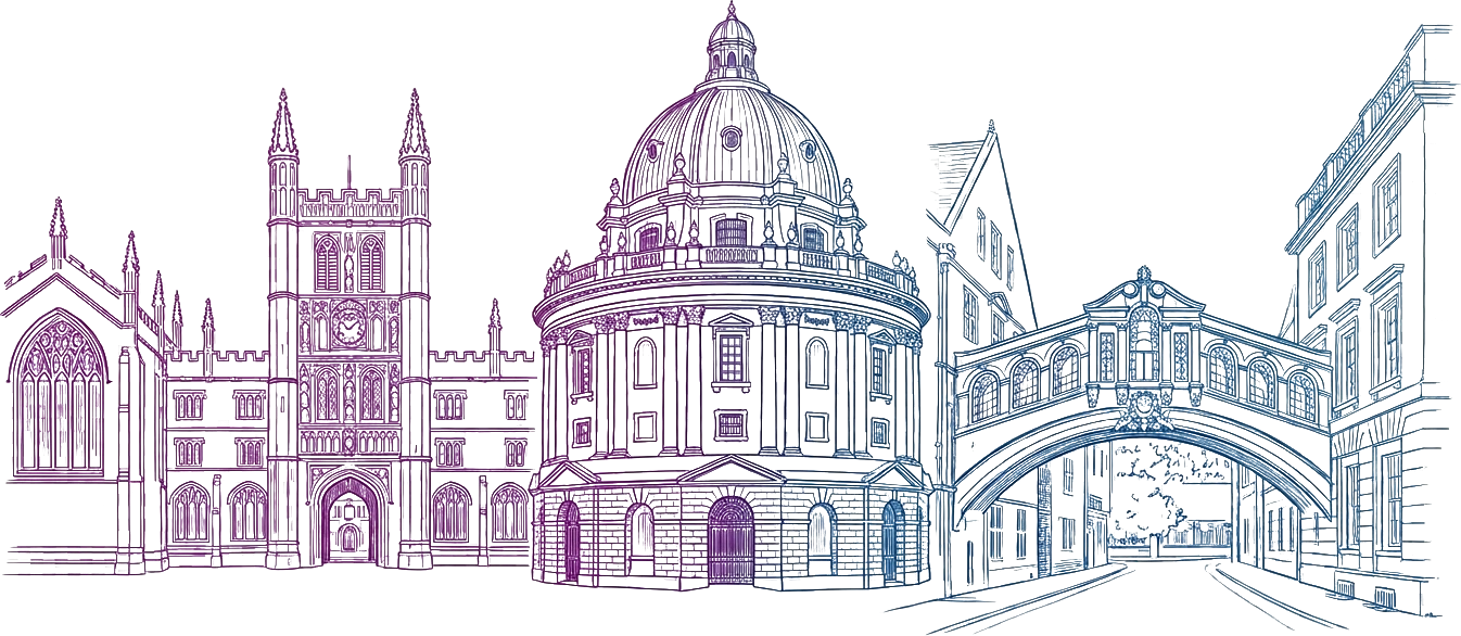 Oxford skyline illustration