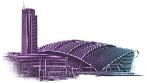 Glasgow skyline illustration