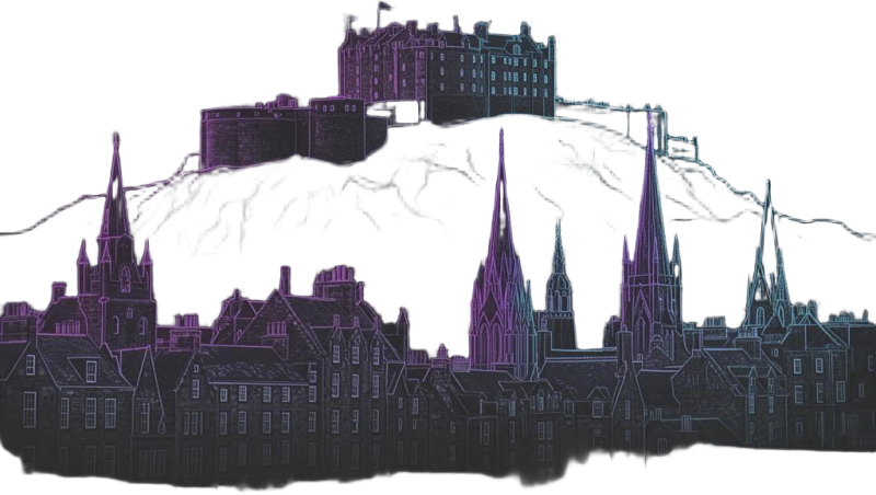 Edinburgh skyline illustration