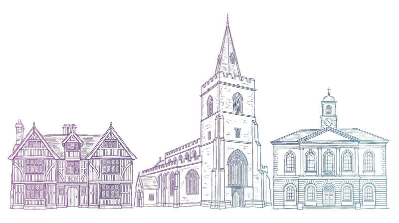 Beaconsfield skyline illustration