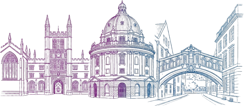 Oxford skyline illustration