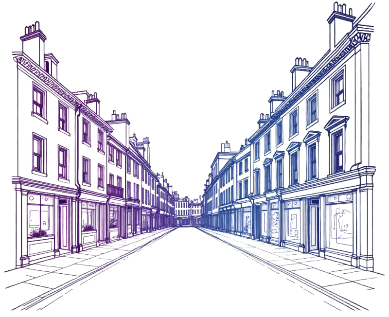 Marylebone skyline illustration