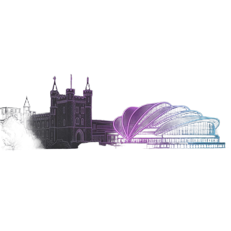 Cardiff skyline illustration