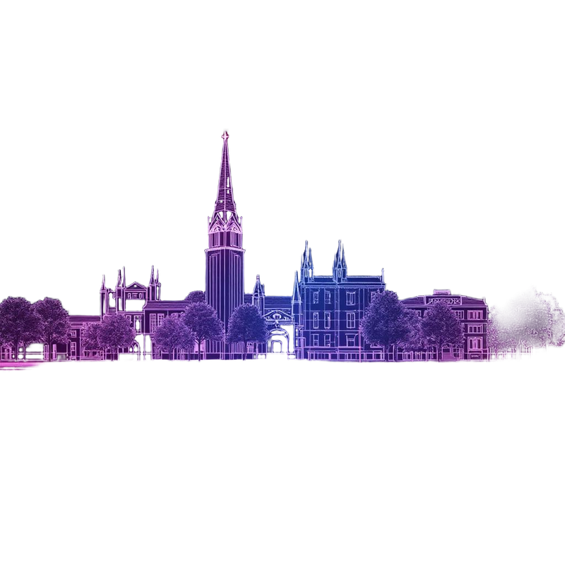 Harrow skyline illustration