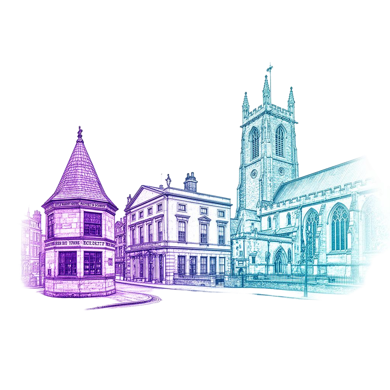 High Wycombe skyline illustration